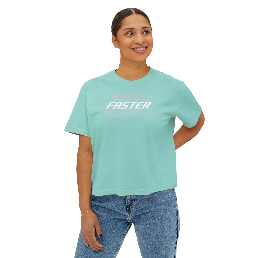 Faster Graphic Boxy Tee