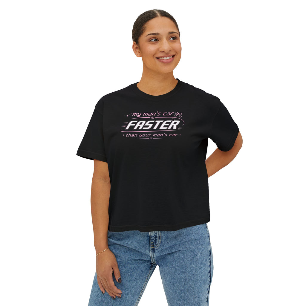 Faster Graphic Boxy Tee